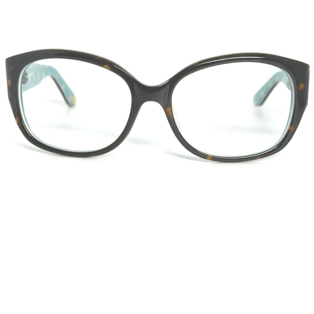 Juicy Couture JU 551/S 0086 Tortoise Teal Polka Dot Eyeglasses 54-16-130 21808‎